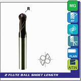 MG022070 R3.5*7*8*14*60 PREMIER 二刃球头铣刀
