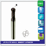 MH022060 (6.0*6*12*50) PREMIER 30°球头铣刀