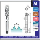 TSA-EX-B M2.5*0.45 PREMIER 有色金属螺旋槽丝锥