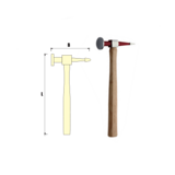 HSW-6 捷科 鹤嘴精整钣金锤