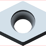 DCGT070204R/L-K 530  普诺 金属陶瓷车刀片