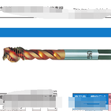 TIN-SFT M6*1 STD HSE (10920-901) OSG丝锥