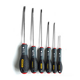 史丹利 三色柄平行一字螺丝批6.5x150mm