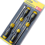 史丹利 4件套胶柄螺丝批