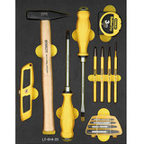 史丹利 14件套敲击切割工具托