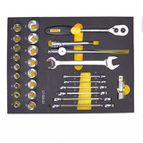 史丹利 28件套12.5MM系列公制工具托