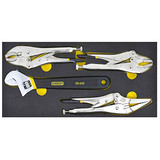 史丹利 EVA工具托组套-4件大力钳及活动扳手