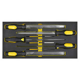 史丹利 EVA工具托组套-8件锉刀