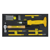 史丹利 EVA工具托组套-15件冲击螺丝刀系列