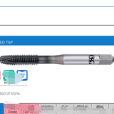 A-POT 5P CPM OH3 M6*1(8325097-901) OSG丝锥