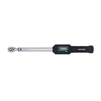 werka  数显扭矩扳手  9210-3810 公制10-100 N.m 最小调节单位0.5N.M 连接柄3/8英寸 总长460mm
